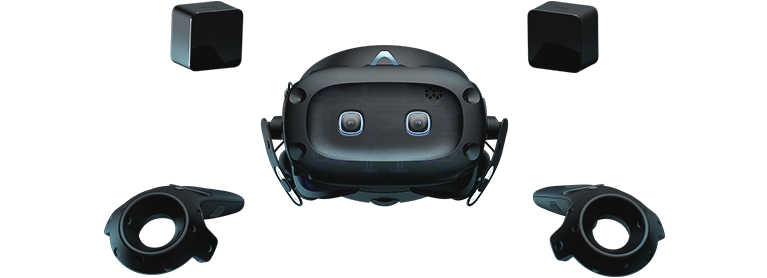 VIVE Cosmos Elite VR headset with 2 base stations and 2 controllers. SteamVRTM Tracking. 